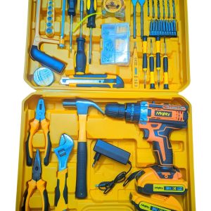 Mighty brand cordless drill set
